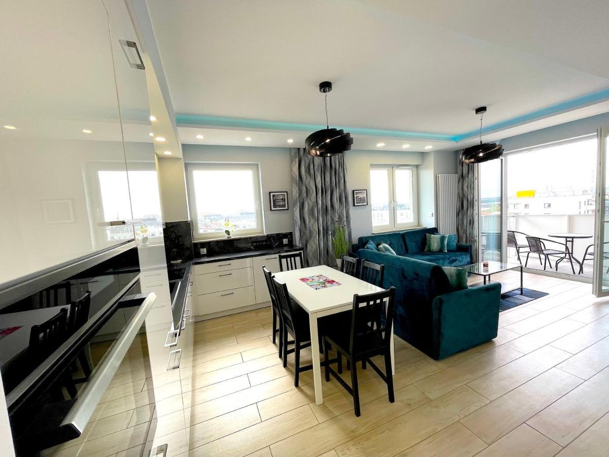 Apartament Z Tarasem I Widokiem Na Odre Wroclaw Bagian luar foto