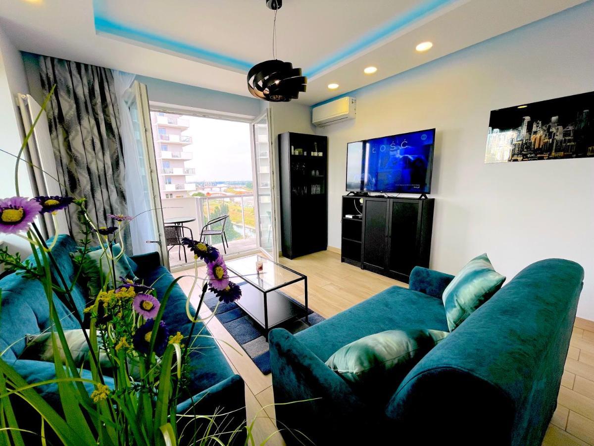 Apartament Z Tarasem I Widokiem Na Odre Wroclaw Bagian luar foto
