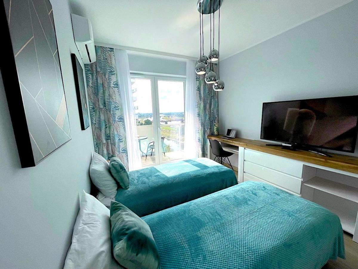 Apartament Z Tarasem I Widokiem Na Odre Wroclaw Bagian luar foto