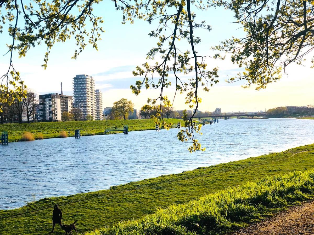 Apartament Z Tarasem I Widokiem Na Odre Wroclaw Bagian luar foto