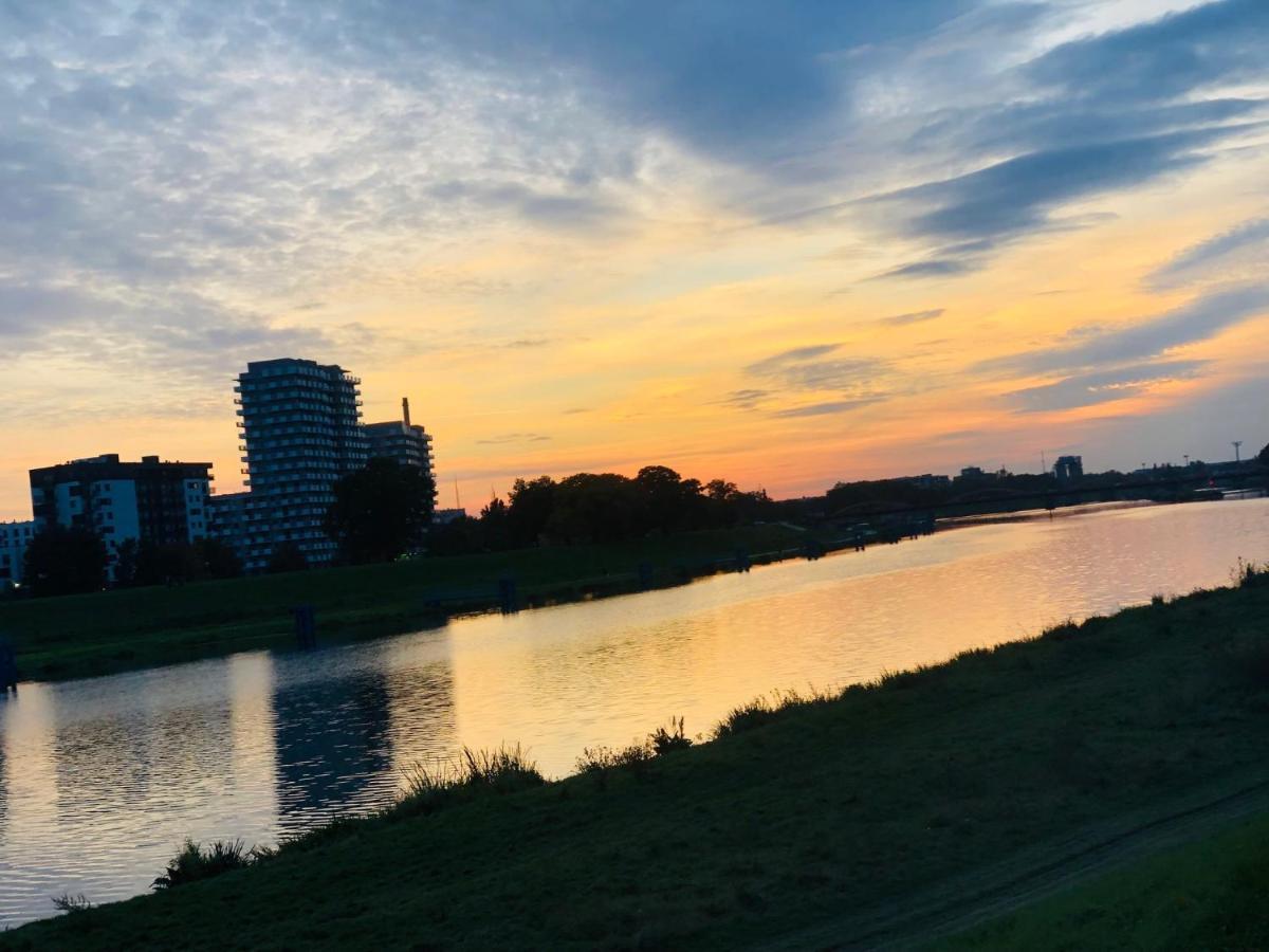 Apartament Z Tarasem I Widokiem Na Odre Wroclaw Bagian luar foto
